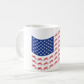 mOTO-cROSS-fLAG-wAVE Kaffeetasse (Vorderseite Links)