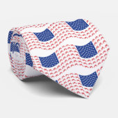 mOTO-cROSS-fLAG-wAVE Krawatte (Gerollt)