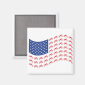 mOTO-cROSS-fLAG-wAVE Magnet (Vorderseite/Rückseite)