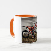 Moto-Crosstasse Tasse (Vorderseite Links)