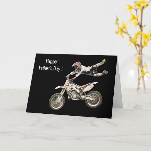 moto der Vatertag Karte (Gelbe Blume)