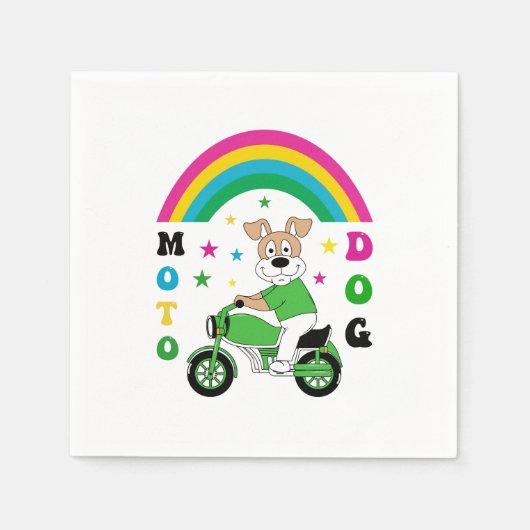 Moto Dog Serviette (Vorderseite)