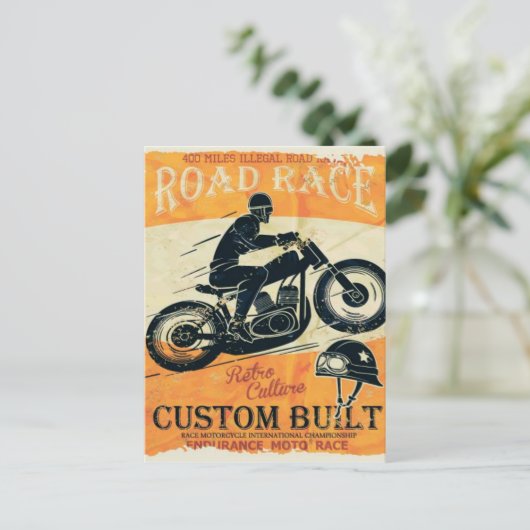 MOTO FANS POSTKARTE (Stehend Vorderseite)