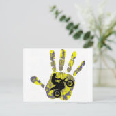 Moto Fresh Paint Postkarte (Stehend Vorderseite)