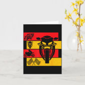 Moto Gp Motorcycle Gp Racing Motorcycles Biker Boy Karte (Gelbe Blume)