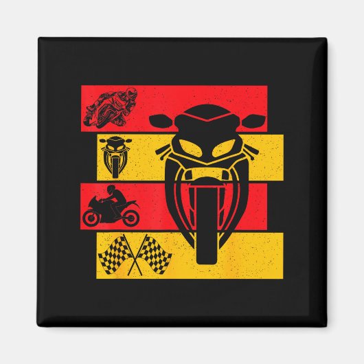 Moto Gp Motorcycle Gp Racing Motorcycles Biker Boy Magnet (Vorne)