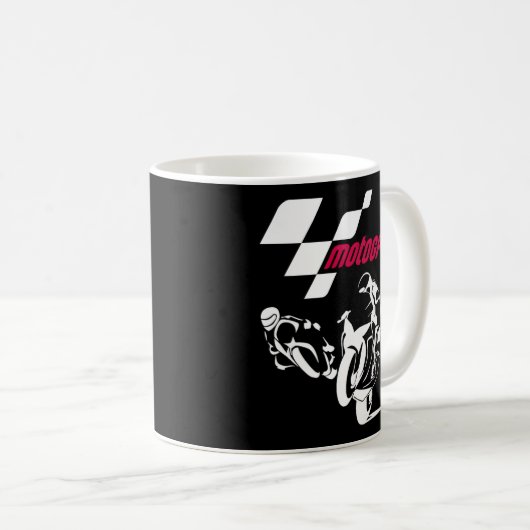 Moto Gp Super Bikes Grand Prix Motorrad Racing Kaffeetasse (VorderseiteRechts)