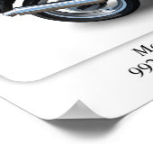 Moto Guzzi Centauro Klassisches Motorrad - A3 Größ Poster (Ecke)