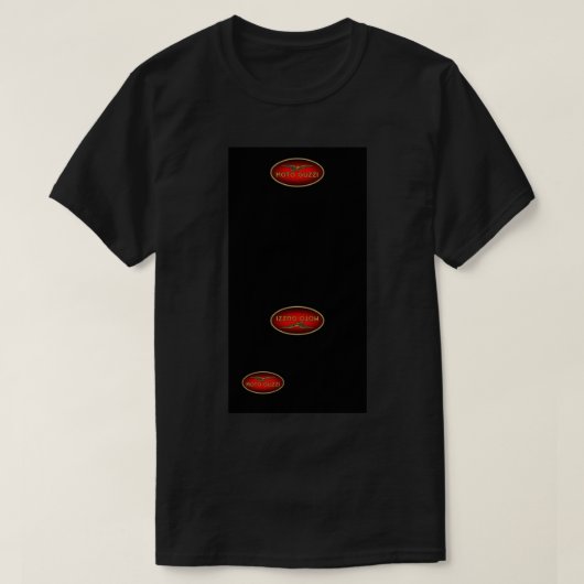Moto Guzzi Logo Typ 1 Farbflaschen T-Shirt (Design vorne)