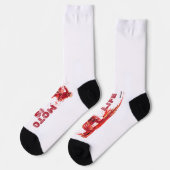 Moto Is Life Crew Socken (Linkes Detail)
