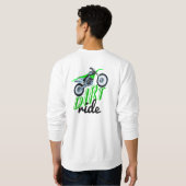 Moto Laufen Sweatshirt (Schwarz voll)