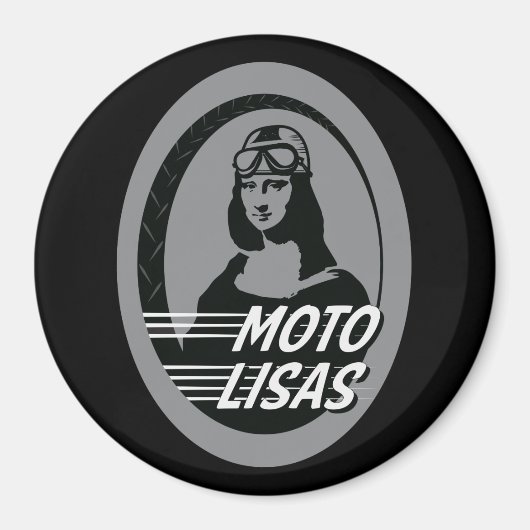 Moto Lisas Round Magnet (verschiedene Größen verfü (Vorne)