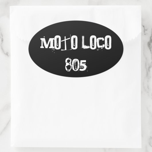 Moto Loco "805" Aufkleber (Tasche)