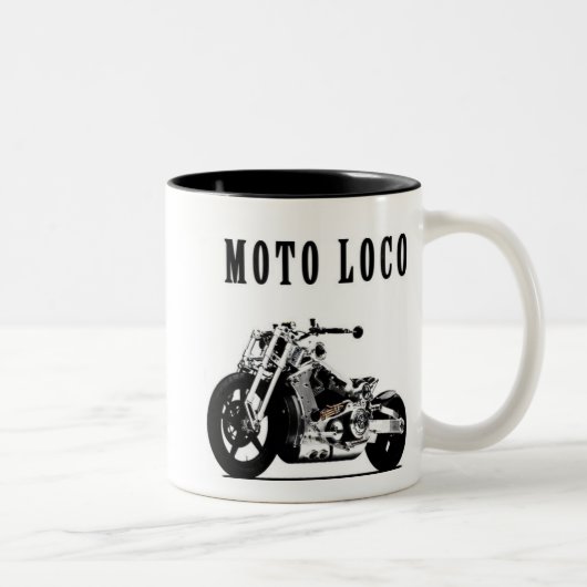 Moto Loco-Kaffee-Tasse Zweifarbige Tasse (Rechts)