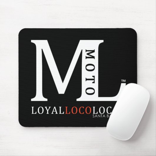 Moto Loco-Mausunterlage Mousepad (Mit Mouse)