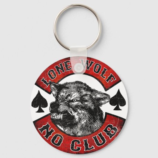 Moto Lone Wolf Schlüsselanhänger (Vorderseite)