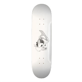 Moto-Mädchen Skateboard