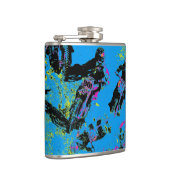 Moto-Mischen - Motocross-Renner Flachmann (Rechts)