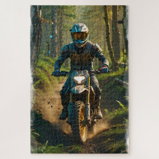 Moto-Mischen - Motocross-Renner Puzzle (Vertikal)