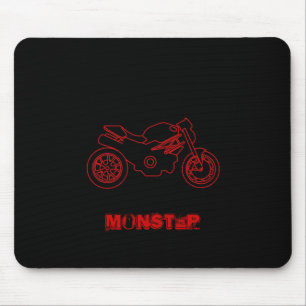 Moto Monster-Mausunterlage Mousepad