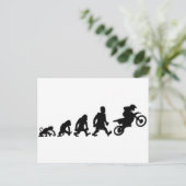 Moto-Prozess-Enduro Postkarte (Stehend Vorderseite)