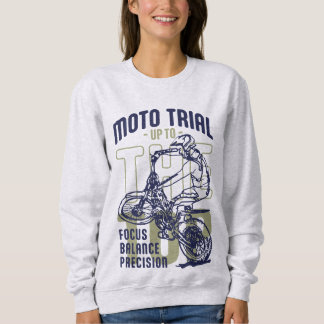 Moto-Prüfung nach oben Sweatshirt