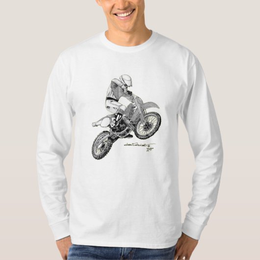 Moto Querreiter T-Shirt (Vorderseite)