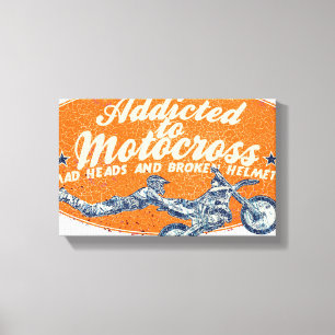 Moto Rennen Leinwanddruck