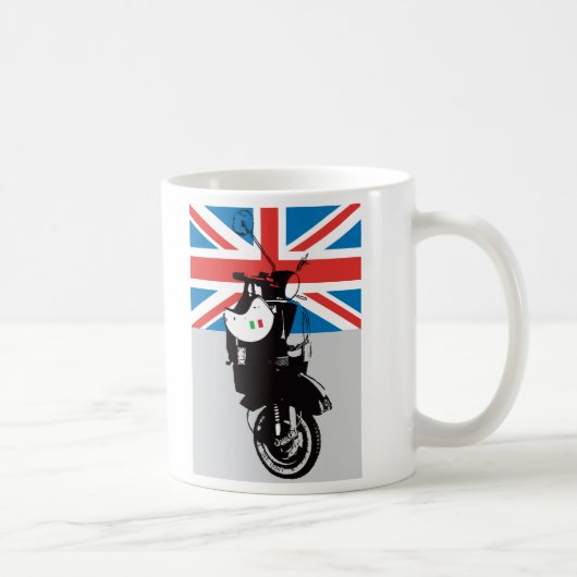 Moto | Retro Vespa Kaffeetasse (Rechts)