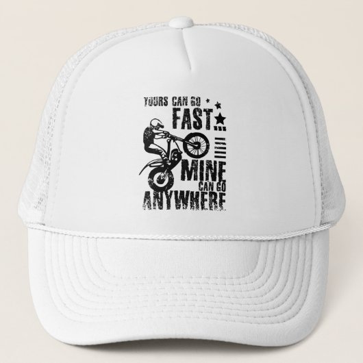 Moto Trial Bike schnell Truckerkappe (Vorderseite)