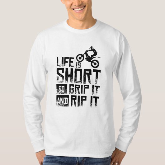 Moto Trial Bike T-Shirt (Vorderseite)