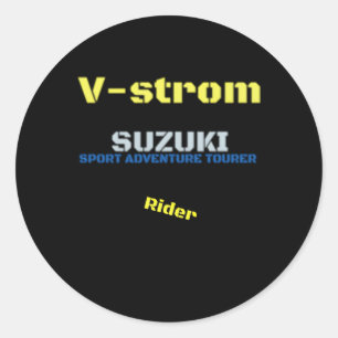 Moto V-Strom Runder Aufkleber