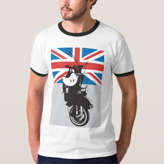 Moto | Vespa-Roller T-Shirt (Vorderseite)