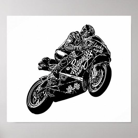 Moto-Wahnsinn Poster (Vorne)