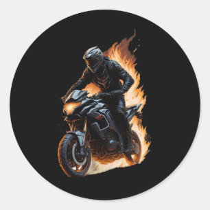 Moto X Runder Aufkleber