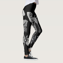 Moto zu einem FlammenLeggings Leggings