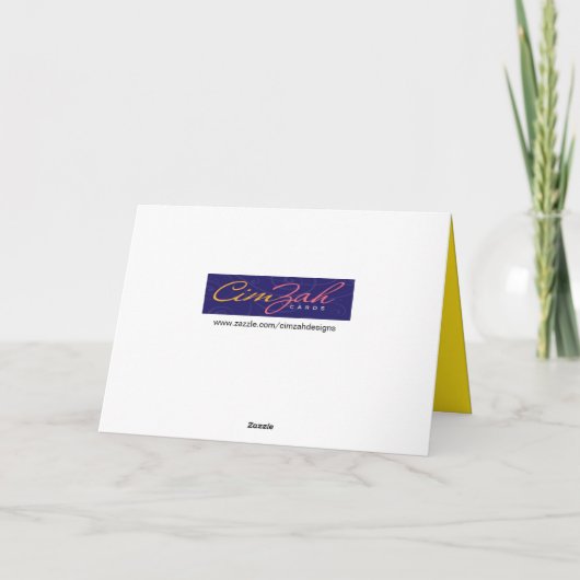 MotoChas Gracias in Udder Words Dank Karte (Rückseite)