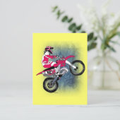 Motocross301 Postkarte (Stehend Vorderseite)