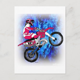 Motocross 306 postkarte