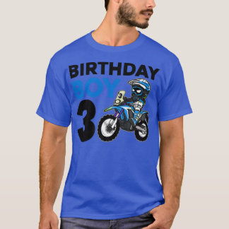 Motocross 3. Geschenk 3 Jahre Altes Dirt Bike Gebu T-Shirt