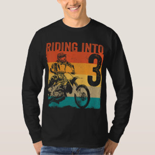 Motocross 3 Jahre alt Dirt Bike 3. Geburtstag Part T-Shirt