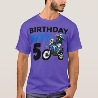Motocross 5. Geschenk 5 Jahre Altes Dirt Bike Gebu T-Shirt