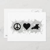 Motocross 5 postkarte (Vorne/Hinten)