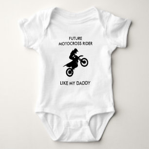 Motocross-Baby-Body, Dirt-Bike-Baby-Geschenk Baby Strampler