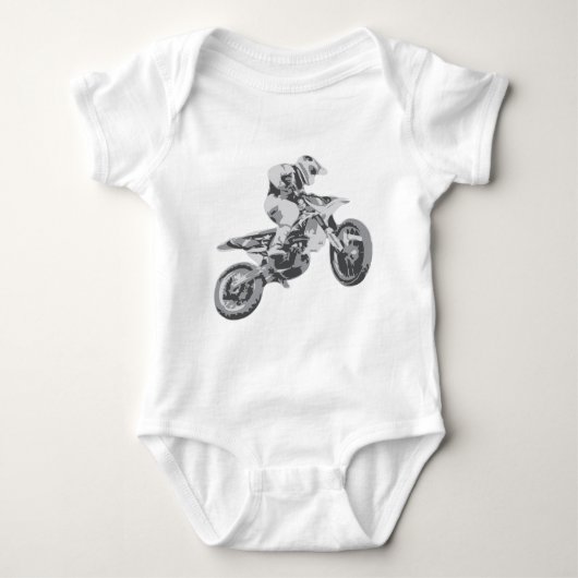 Motocross Baby Strampler (Vorderseite)