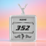Motocross Benutzerdefinierte Nummer und Name Versilberte Kette<br><div class="desc">Zeigen Sie Ihre Liebe für Motocross mit unserer benutzerdefinierten Nummer und Name Silver Plated Necklace. Unsere hochwertige und langlebige Halskette ist ein perfektes Accessoire für jeden motocross Liebhaber. Holen Sie sich jetzt und machen Sie eine Erklärung!</div>