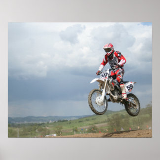 Motocross Bike Poster