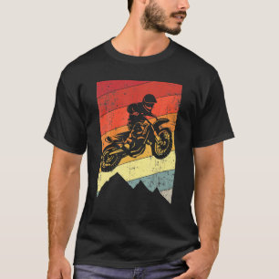 Motocross Bike Vintag Dirtbike Geschenk Retro Raci T-Shirt