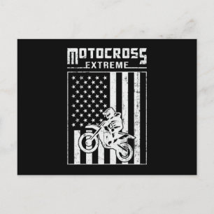 Motocross Biker Dirt Bike Motorrad Funny Gift Postkarte