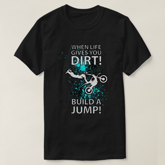 Motocross Biker Freestyle Stunt 36 T-Shirt (Design vorne)